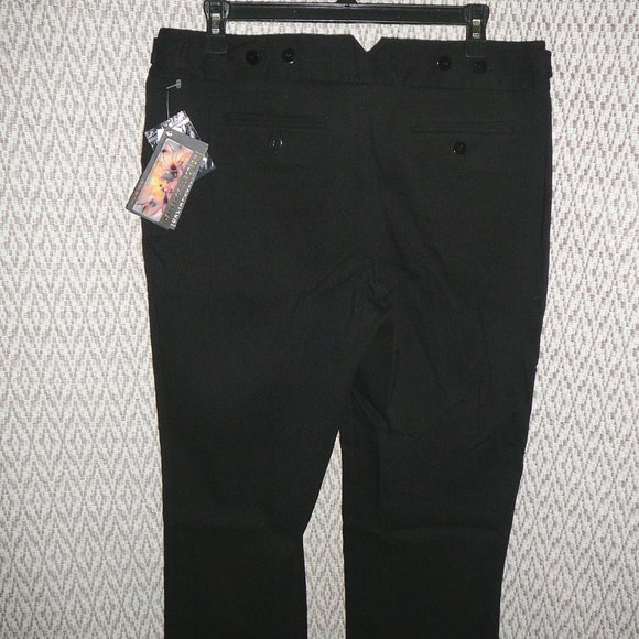 Dalia Bootcut Flare Black Pants 12 NWT - Picture 3 of 10